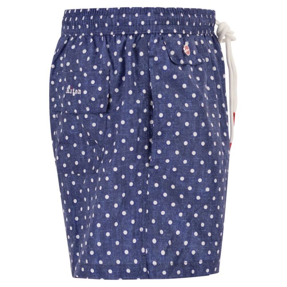 Kiton Men Short Patterned Swim Boxers - Picture 3 of 4